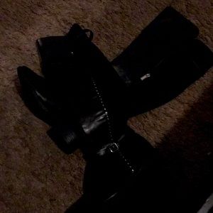 Black boots